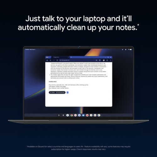 ASUS Googlebook 14 3K OLED Touchscreen Laptop w/ Gemini Intelligence - Intel Core Ultra 5 325 (2026) - 16GB RAM - 512GB SSD - Dusk Ash WHERE TO BUY