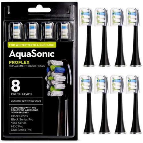AquaSonic - ProFlex Brush Heads - 8 Pack