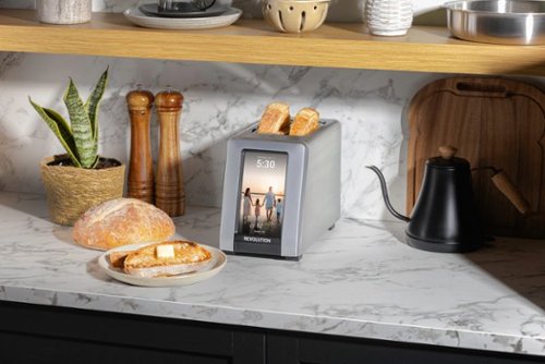 Revolution Cooking - 2-Slice InstaGLO R180 Connect Plus Toaster - Stainless Steel