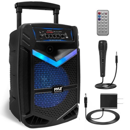 Pyle - Portable Bluetooth PA Speaker System - 1200W-Front_Standard 