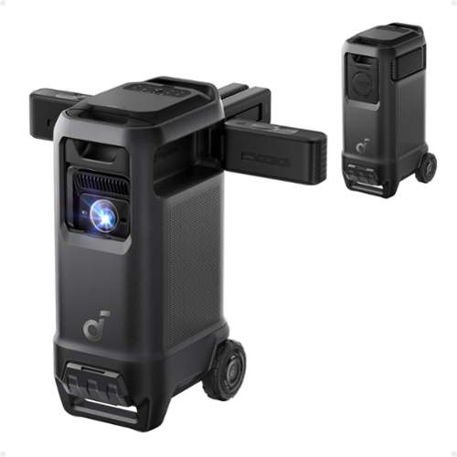 Soundcore Nebula X1 Pro Triple Laser 4K Home & Outdoor Cinema Projector, 3500 ANSI Lumens Mobile Theater-Front_Standard 