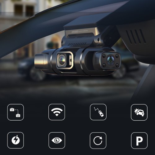 Rexing S3 1080p 3-Channel Wi-Fi Dash Cam with Built-in GPS - Black WORLDWIDE DELIVERY