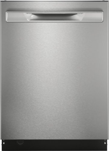 Frigidaire - Gallery 24" Tub Built-In Dishwasher with CleanBoost Technology - Stainless Steel