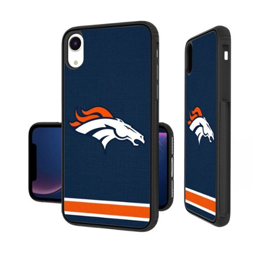 Keyscaper - NFL - Denver Broncos - iPhone Stripe Design Bump Case - 16 Pro Max - Multicolor-Front_Standard 