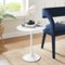Modway - Lippa Round Artificial Marble Side Table - White White-Front_Standard
