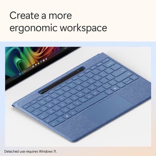 Microsoft Surface Slim Pen (2nd Edition) and Pro Flex Keyboard for Pro (11th Edition), Pro 9, Pro 8 - Sapphire SHOP ONLINE