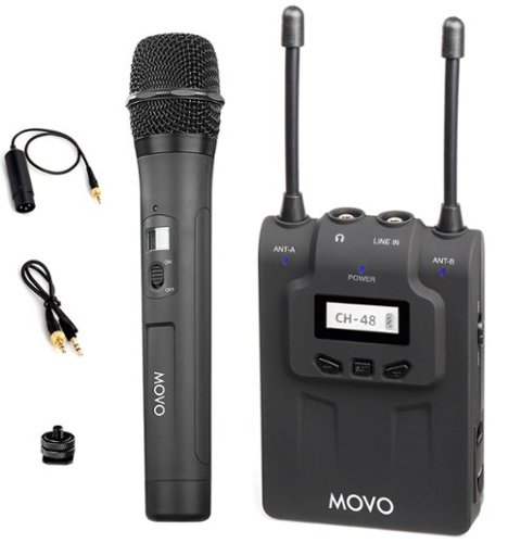 MOVO - WMIC80 UHF Wireless Handheld Microphone System-Front_Standard 
