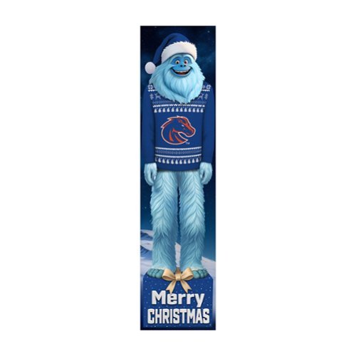 Fan Creations - Boise State Broncos 48" Yeti Christmas Leaner - Multicolor-Front_Standard 