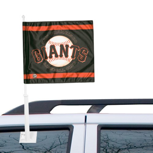 WinCraft - San Francisco Giants Double-Sided Car Flag - Multicolor-Front_Standard 