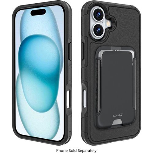 SaharaCase Raider Series Wallet Case for Apple iPhone 16 Plus - Scorpion Black WHERE TO BUY