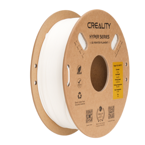 Creality - Hyper PLA 1KG - White-Front_Standard 