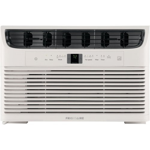 Frigidaire - 250 Sq. Ft. 6,000 BTU Compact Window Air Conditioner - White-Front_Standard 