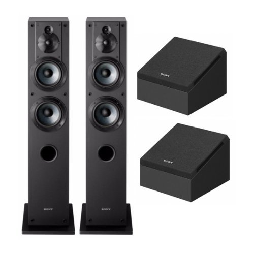 Sony - Dolby Atmos Enabled Speakers (SS-CSE) and Floor-Standing Speaker (SSCS3) - Black-Front_Standard 