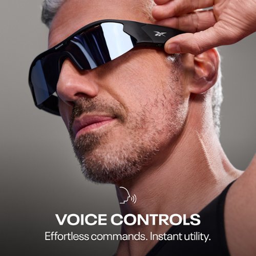 Lucyd Reebok Octane Smart Eyewear Powered by Lucyd - Black/Silver WORLDWIDE DELIVERY