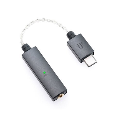 iFi Audio - Go Link USB-C DAC/AMP Dongle - Dark Drey-Front_Standard 