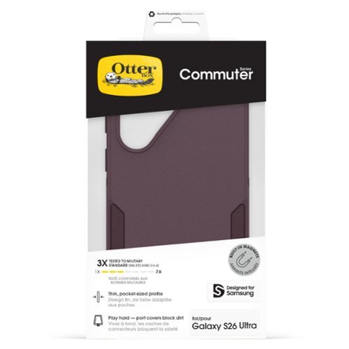 OtterBox Commuter Series Hard Shell for Samsung Galaxy S26 Ultra - PURPLE WORLDWIDE DELIVERY