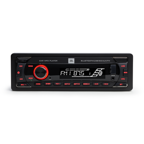 JBL - CELEBRITY 100 AM/FM High Power Mechless Stereo / with 1 pair RCA precut - Black-Front_Standard 