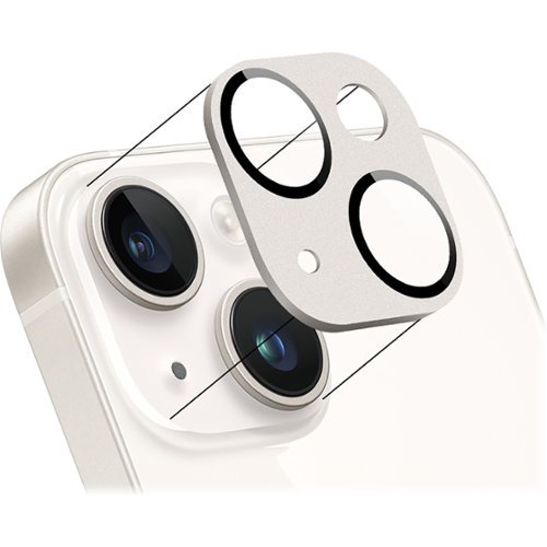 SaharaCase ZeroDamage Camera Lens Protector for Apple iPhone 14 and iPhone 14 Plus (2-Pack) - Starlight WORLDWIDE DELIVERY