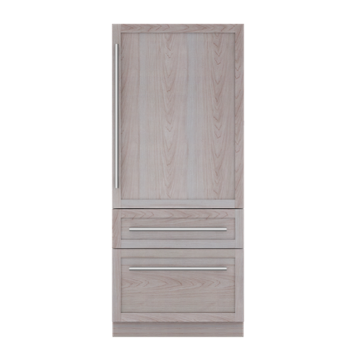Thermador - Freedom Collection 36 in Wide 18.8 Cu. Ft. Smart Built-in 3-Door Bottom Freezer Refrigerator - Custom Panel Ready