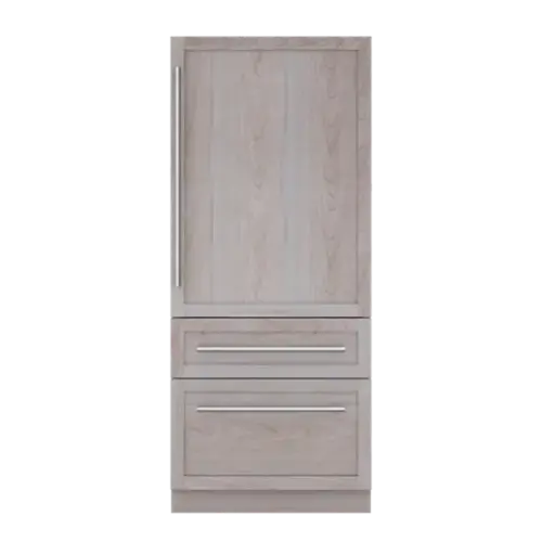 Front. Thermador - Freedom Collection 36 in Wide 18.8 Cu. Ft. Smart Built-in 3-Door Bottom Freezer Refrigerator - Custom Panel Ready.