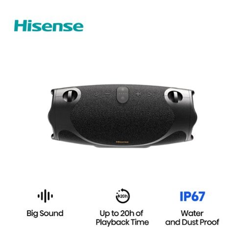 Hisense - Portable Speaker - Black