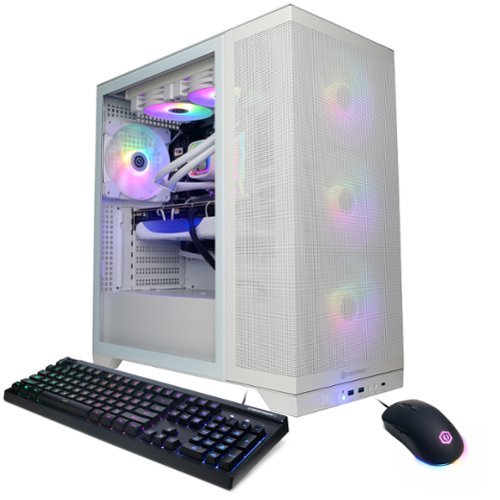 CyberPowerPC - Gamer Supreme Gaming Desktop - AMD Ryzen 9 9900X - 32GB Memory - NVIDIA GeForce RTX 4080 SUPER 16GB - 2TB SSD - White