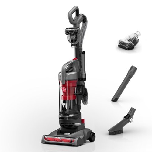 Hoover - Rewind Pet Upright Vacuum - Gray-Front_Standard 