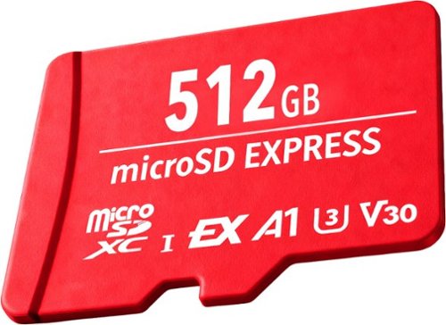 NEXT Express 512GB microSD PCIe 3.1 NVMe UHS I Memory Card works