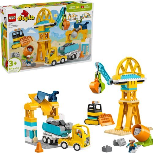 LEGO - DUPLO Town 3 in 1 Construction Site and Vehicles 10476