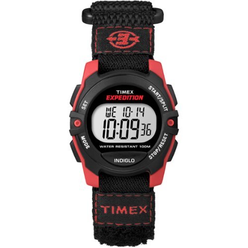 Timex - Unisex Expedition Digital CAT 33mm Watch - Black/Red-Front_Standard 