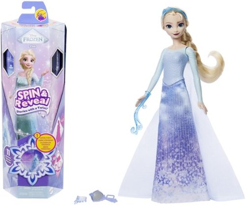 Mattel Disney Frozen Spin & Reveal, Elsa Wave 2 (One Random Frozen