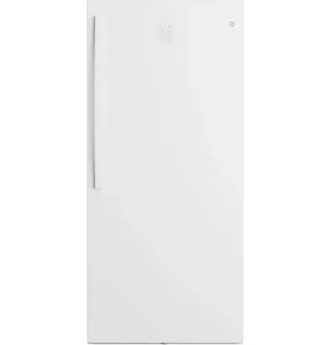 Front. GE - 17.9 Cu. Ft. Garage Ready Convertible Upright Freezer - White.