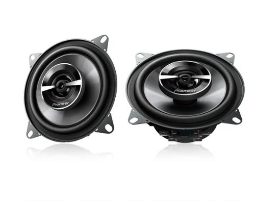 Pioneer - 4" 2-way Coaxial Speakers (Pair) - Black-Front_Standard 