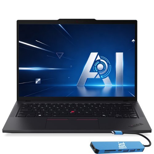 Lenovo - Upgraded - ThinkPad T14 Gen5 Laptop - 14" FHD+ Touchscreen- Intel Core Ultra 5 - 16GB RAM - 512GB SSD – Fingerprint– Win 11 Pro - Black-Front_Standard 