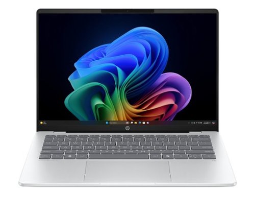 HP - OmniBook 5 Laptop Computer 14" 2K Snapdragon X 16 GB memory;512 GB SSD - Glacier silver aluminum-Front_Standard 