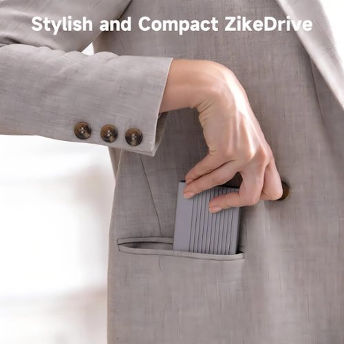 Zike USB4 40Gbps M.2 NVMe SSD Enclosure, ASM2464PD Chip, Aluminum Case, Compatible with Thunderbolt 3/4 USB4/3.2/3.1/3.0/2.0 - Gray BUY IN SAUDI ARABIA
