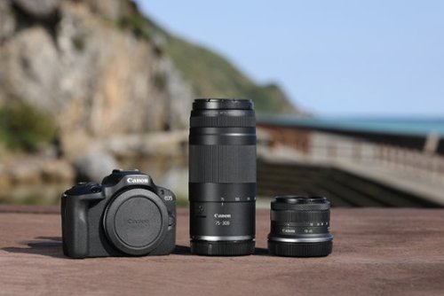 Canon EOS R100 4K Video Mirrorless Camera Double Zoom Lens Kit with RF-S18-45mm and RF75-300mm Lenses - Black HOW TO BUY