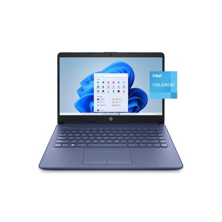HP - Stream 14-cf2111wm 5T9T6UA Laptop Intel Celeron N4120 4GB RAM 64GB EMMC Windows 11 Home in S Mode - Royal Blue-Front_Standard 