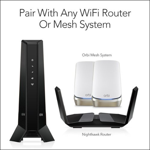 NETGEAR Nighthawk 32 x 8 DOCSIS 3.1 Cable Modem - Black HOW TO BUY