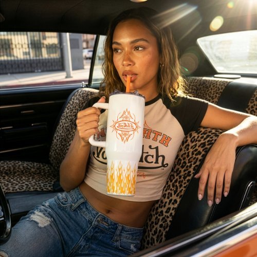 Von Dutch 40oz Double Walled Insulated Stainless Steel Tumbler