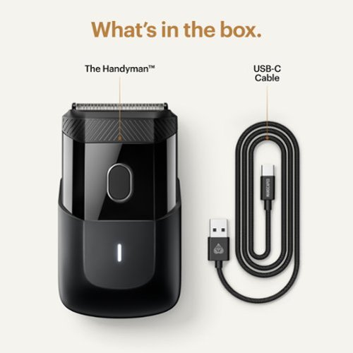 Manscaped The Handyman Compact Electric Shaver - Black GLOBAL SHIPPING