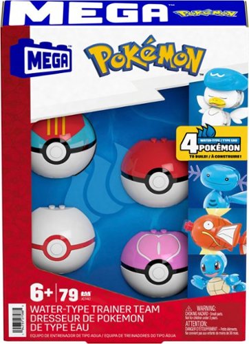 MEGA Pokemon Water-Type Trainer Team (4-Pack) - multi WHERE TO BUY
