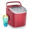 Euhomy - Portable Countertop Ice Maker - 9 Cubes in 6 Mins, 26lbs/Day, Self-Cleaning with Ice Scoop & Basket, for Home/Office/RV - Red-Front_Standard