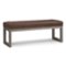 Simpli Home - Casey Ottoman Bench - Distressed Chestnut Brown-Front_Standard