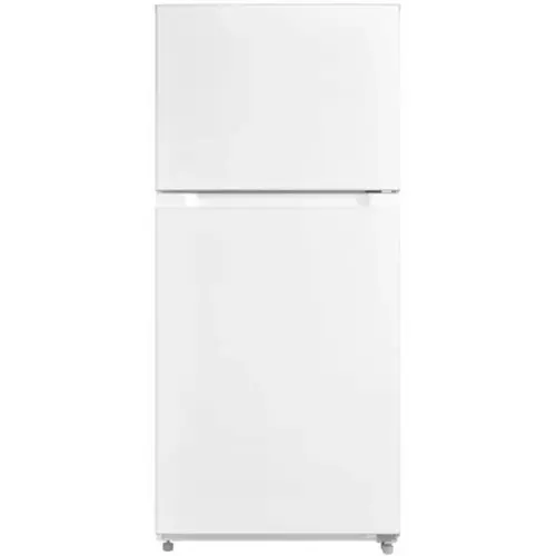Front. Avanti - Avanti FF14D0W 14 Cu. Ft. White Top Freezer Refrigerator - White.