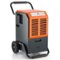 Costway - 163 PPD Portable Commercial Dehumidifier w/Water Tank&Drainage Pipe for Basement - Grey, Orange-Front_Standard