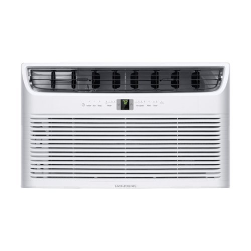 Frigidaire - 230V 10,000 BTU 450 Sq. Ft. In Wall Air Conditioner with Remote - White