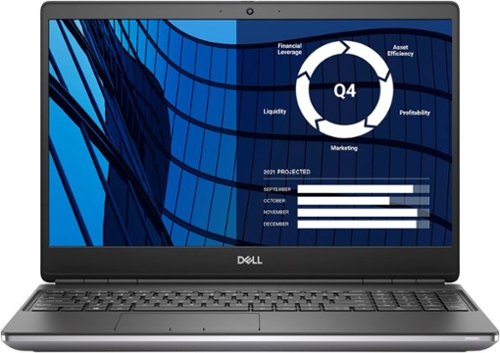 Dell - Precision 7550 15.6" Refurbished Laptop - Intel 10th Gen Core i7 with 32GB Memory - NVIDIA Quadro T1000 - 1TB SSD - Gray