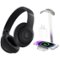 Beats - Studio Pro - Wireless Noise Cancelling Headphones - Black + Power Adapter & Headphone Stand/Charging Pad-Front_Standard