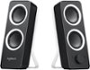 Logitech - Z200 2.0 Multimedia Speakers with Stereo Sound (2-Piece) - Black-Front_Standard